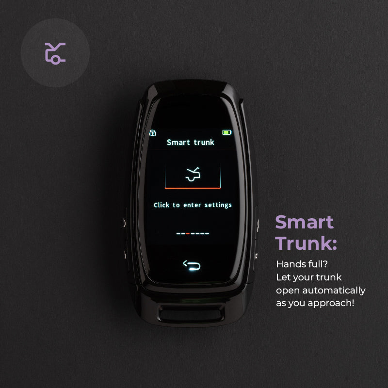 Slate Smart Car Key | UHD Touchscreen, Keyless Entry, Anti Theft | Compatible with all cars