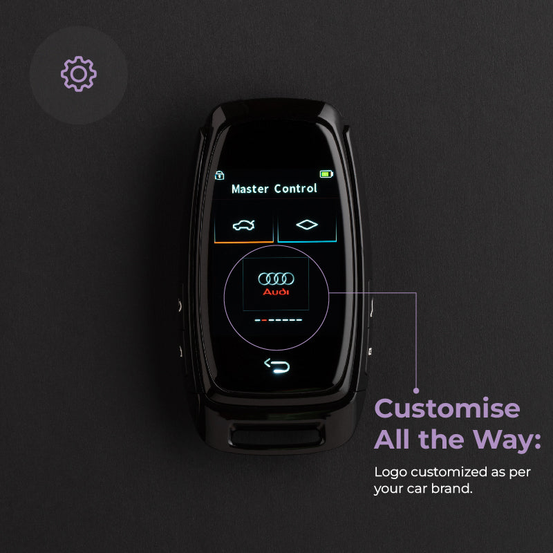 Slate Smart Car Key | UHD Touchscreen, Keyless Entry, Anti Theft | Compatible with all cars