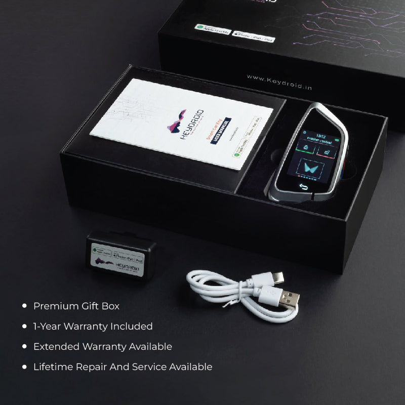 Blade 2.0 Smart Car Key | UHD Touchscreen, Keyless Entry, Anti Theft | Compatible with all cars