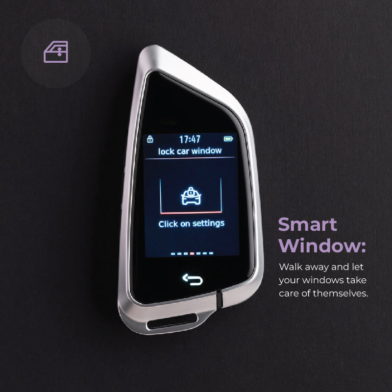 Blade 2.0 Smart Car Key | UHD Touchscreen, Keyless Entry, Anti Theft | Compatible with all cars