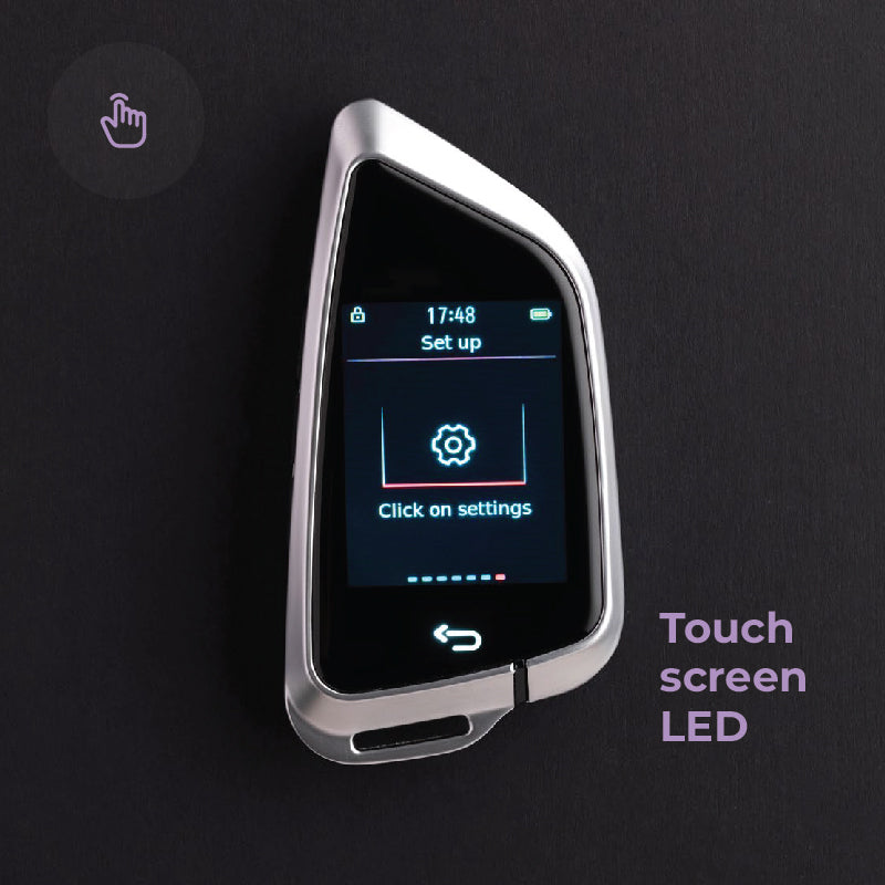 Blade 2.0 Smart Car Key | UHD Touchscreen, Keyless Entry, Anti Theft | Compatible with all cars