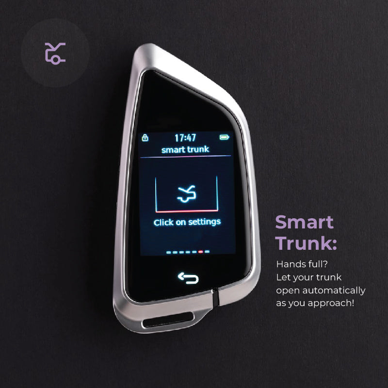 Blade 2.0 Smart Car Key | UHD Touchscreen, Keyless Entry, Anti Theft | Compatible with all cars