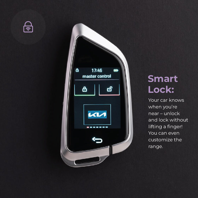 Blade 2.0 Smart Car Key | UHD Touchscreen, Keyless Entry, Anti Theft | Compatible with all cars