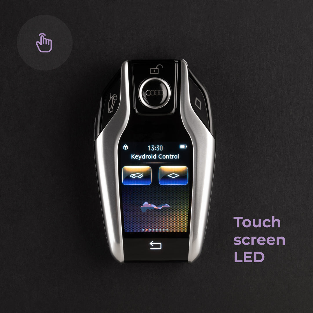 Tron 2.0 (with Alcohol Detection) | Smart Remote Car Key with Touchscreen, Lightweight | 1 Year Warranty