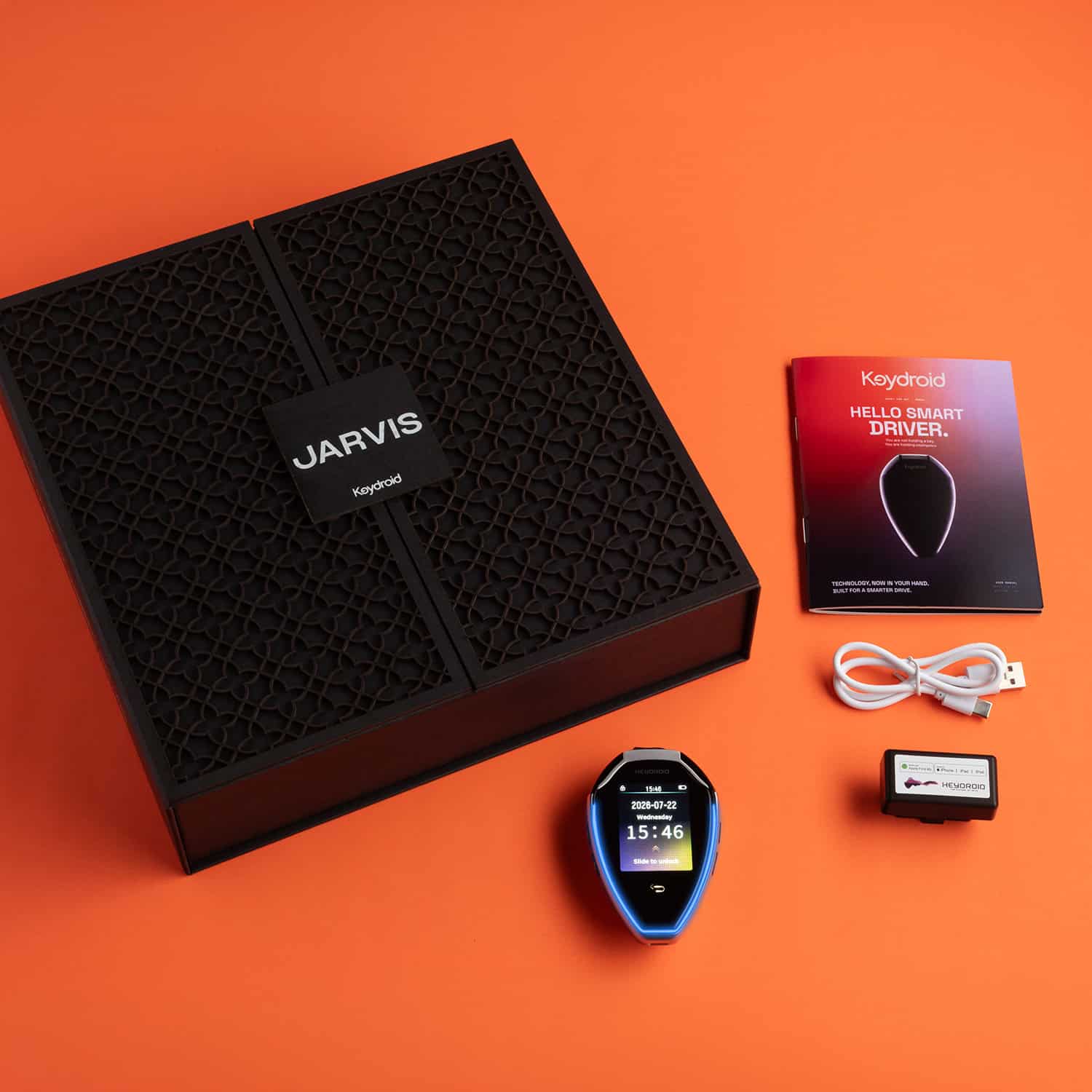 Jarvis (World's 1st 6 button key) | Smart Remote Car Key with Touchscreen, Lightweight | 2 Years Warranty