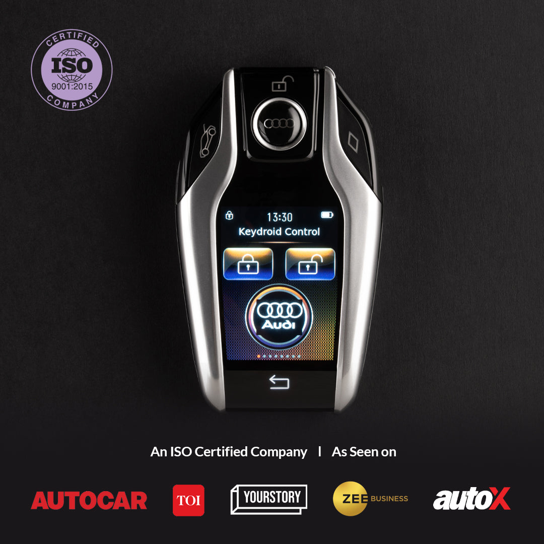 Tron 2.0 (with Alcohol Detection) | Smart Remote Car Key with Touchscreen, Lightweight | 1 Year Warranty