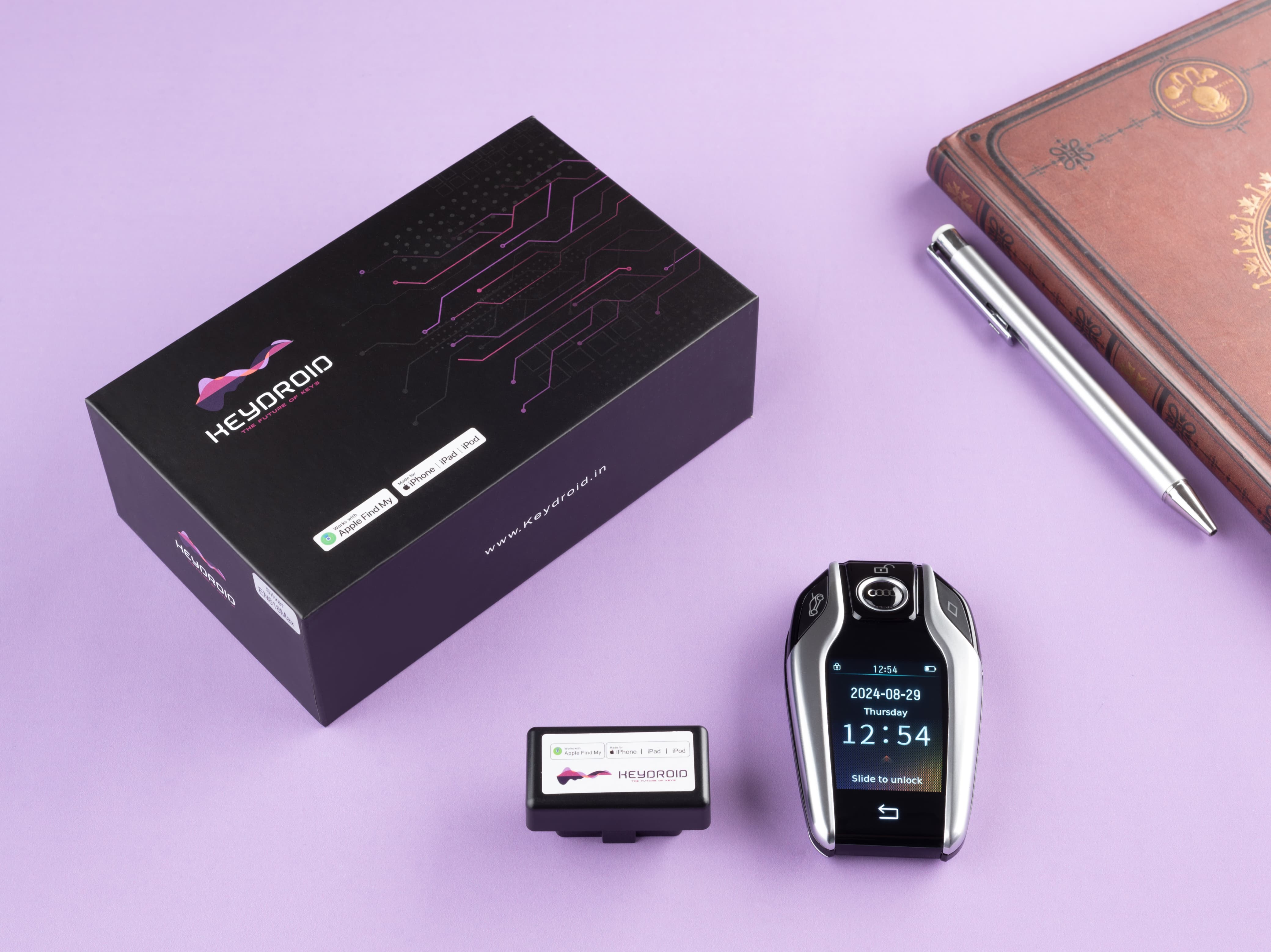 Tron 2.0 (with Alcohol Detection) | Smart Remote Car Key with Touchscreen, Lightweight | 1 Year Warranty