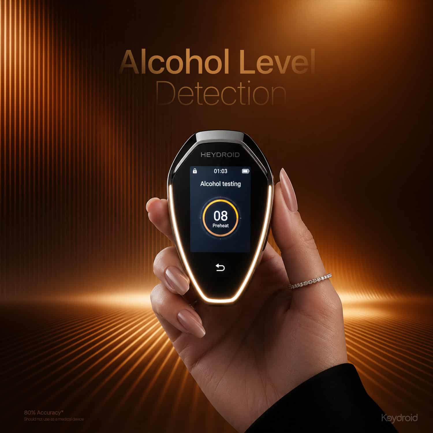 Keydroid Jarvis - World First 6 button Car Smart Key