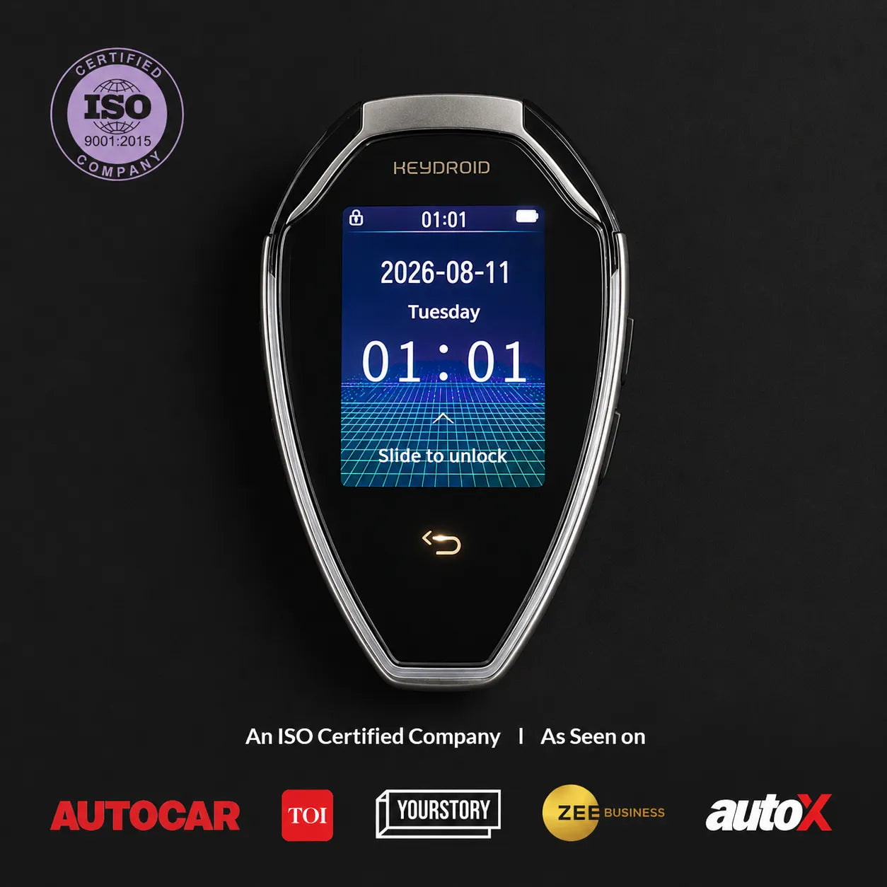 Jarvis (World's 1st 6 button key) | Smart Remote Car Key with Touchscreen, Lightweight | 2 Years Warranty