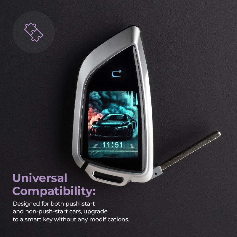 Blade Flip Smart Car Key | UHD Touchscreen, Keyless Entry, Anti Theft | Flip Smart Key | Compatible with all cars