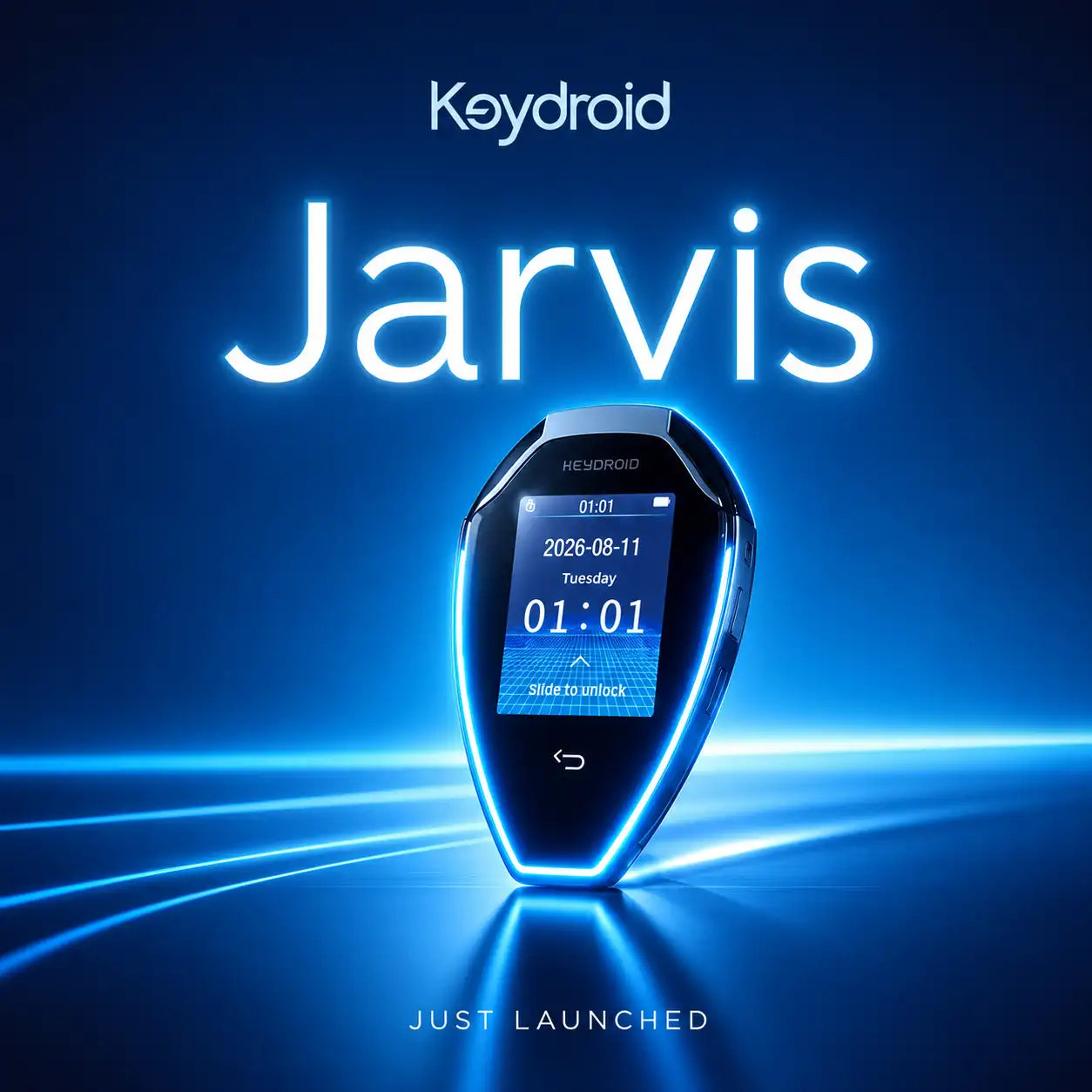 Jarvis (World's 1st 6 button key) | Smart Remote Car Key with Touchscreen, Lightweight | 2 Years Warranty
