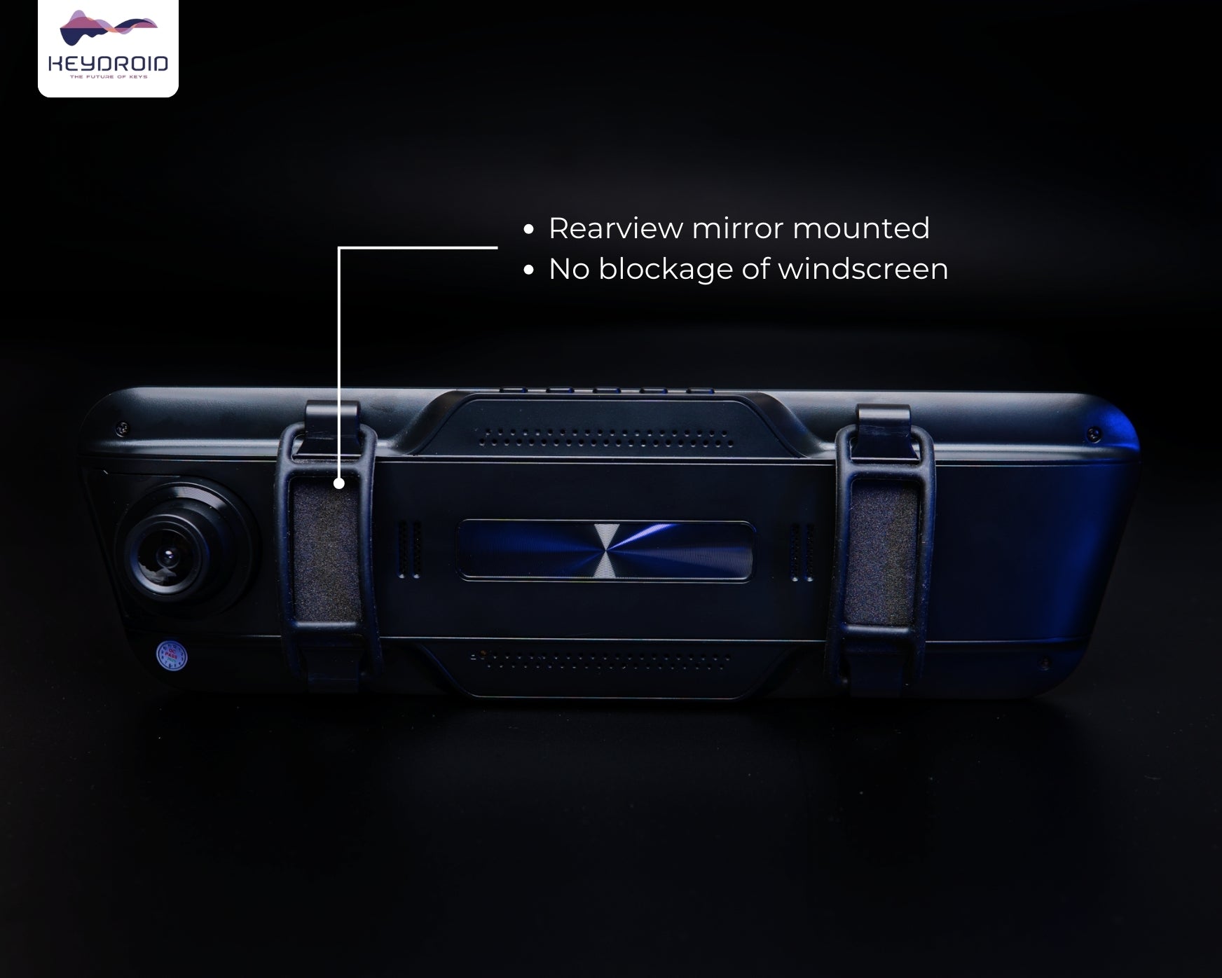 Keydroid- Front DashCam with Auto Dimming Mirror