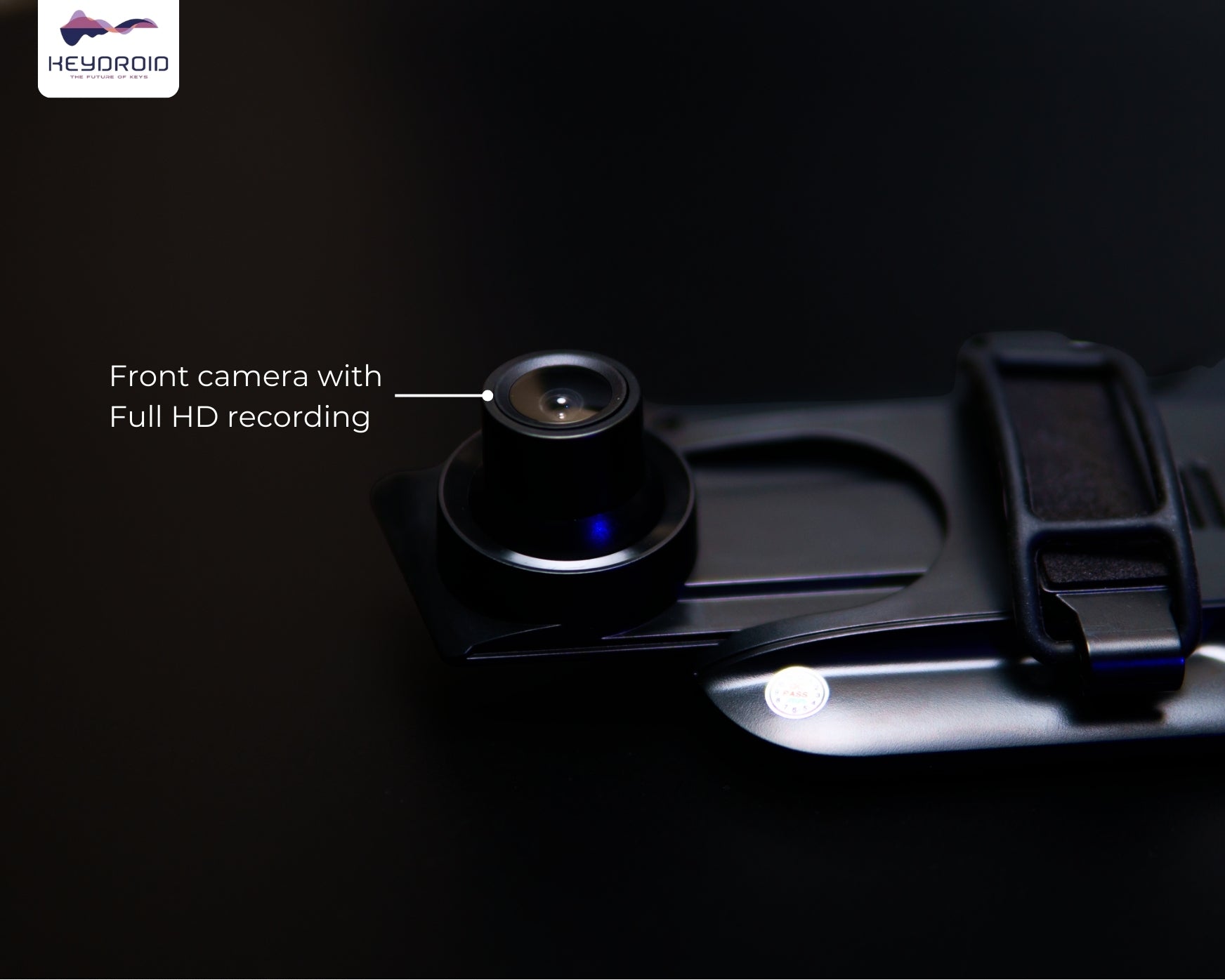 Keydroid- Front DashCam with Auto Dimming Mirror