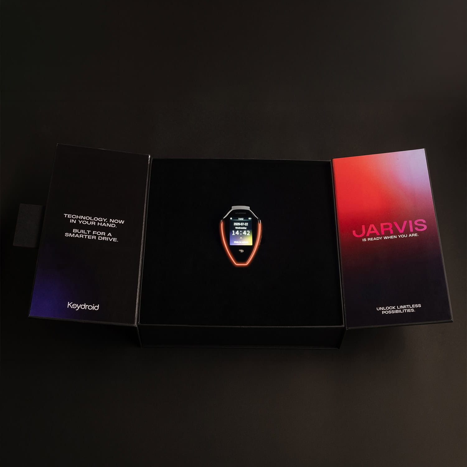 Jarvis (World's 1st 6 button key) | Smart Remote Car Key with Touchscreen, Lightweight | 2 Years Warranty